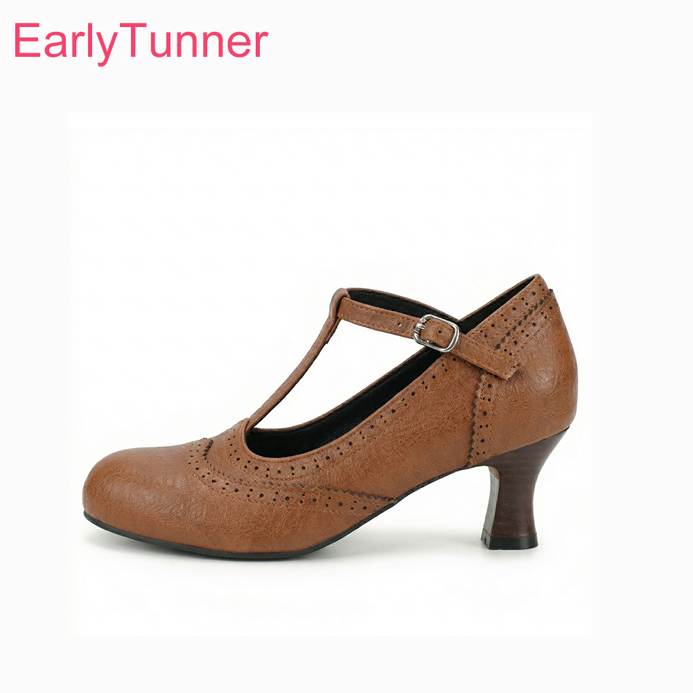 Women'S Shoes Size 12 - 2026 Spring Breathabel Women Pumps T-Strap