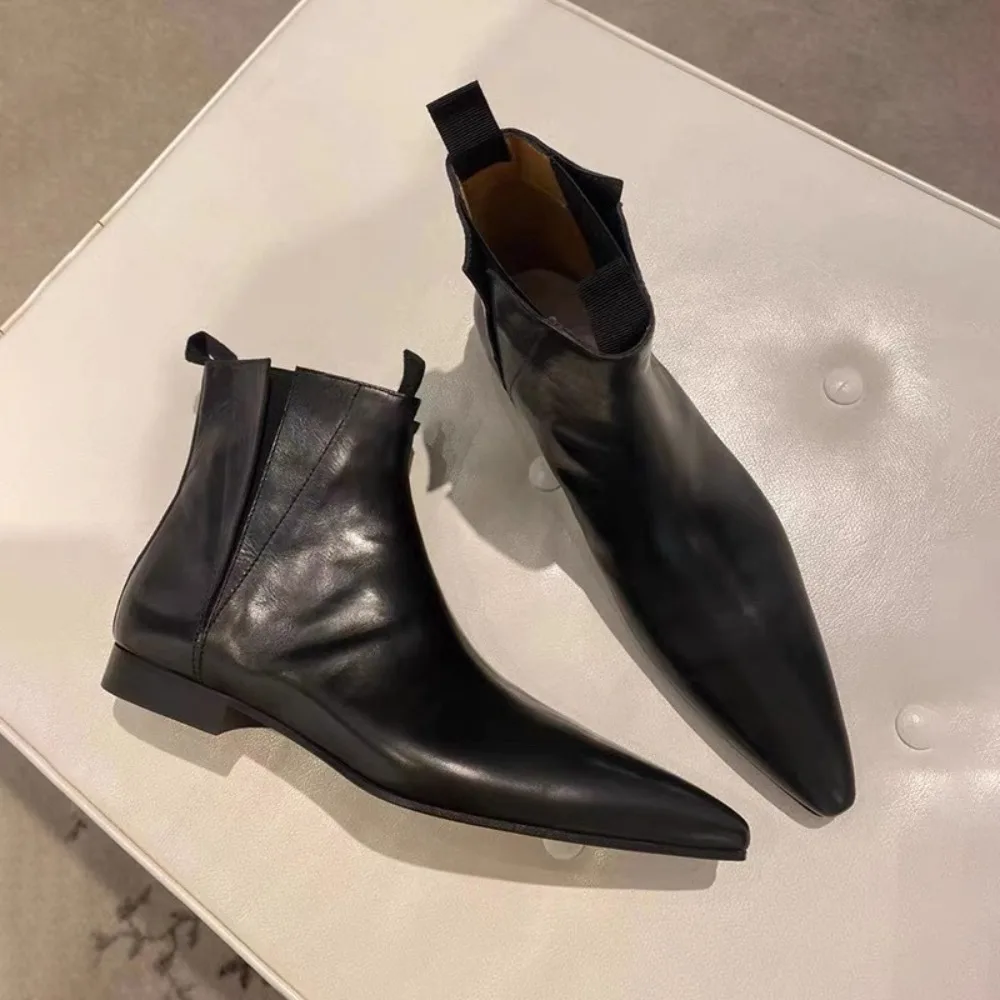 Women Shoes Brands - Luxury Women's Short Boots Autumn/Winter Genuine