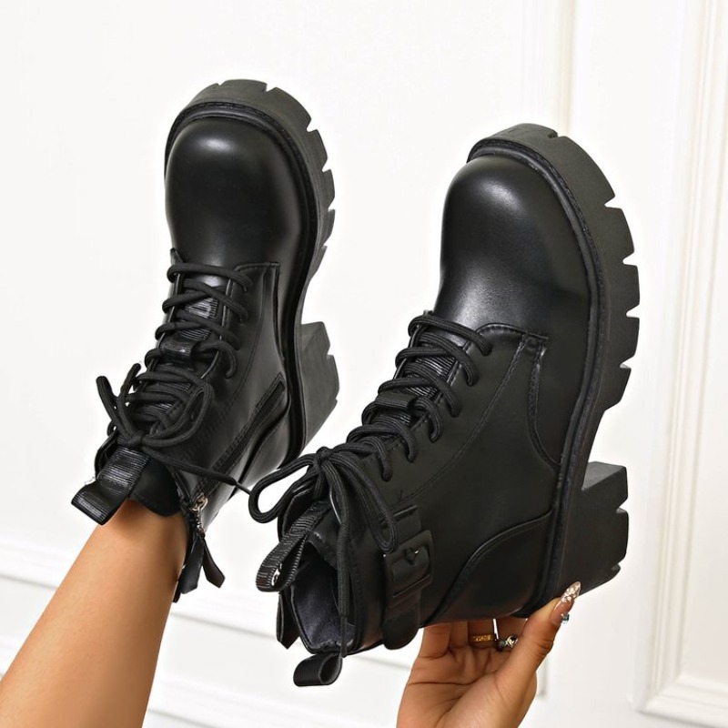 Block Heel Ankle Boots - Women's Ankle Boots Chunky Block Heel