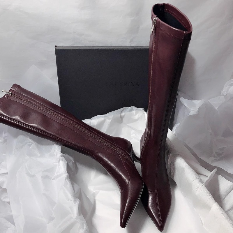 High Knee Heel Boots - Autumn New Knee-High Stiletto Fashion Boots