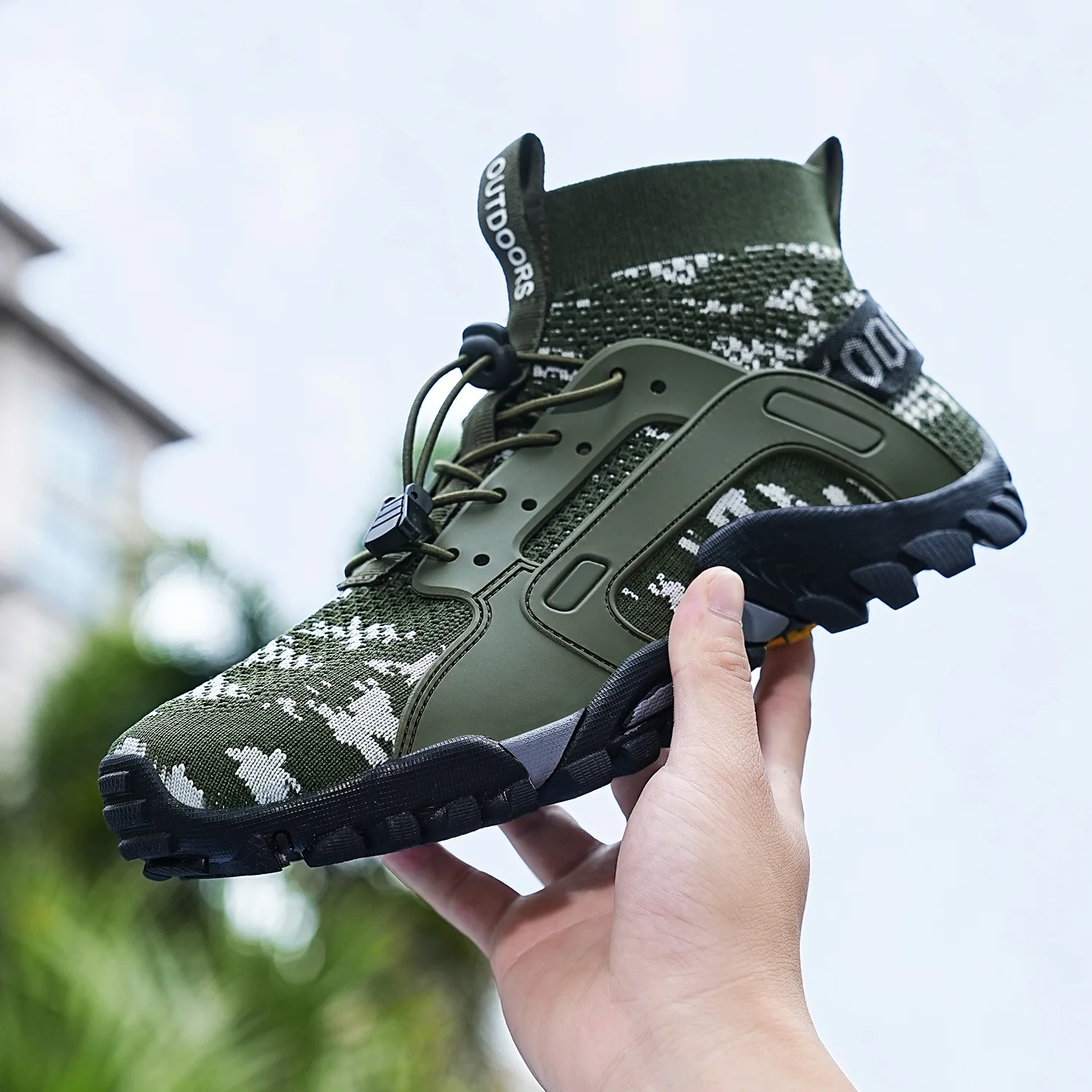 Women'S Shoes Hey Dude - Unisex Sneakers High-Top Barefoot Upstream Water