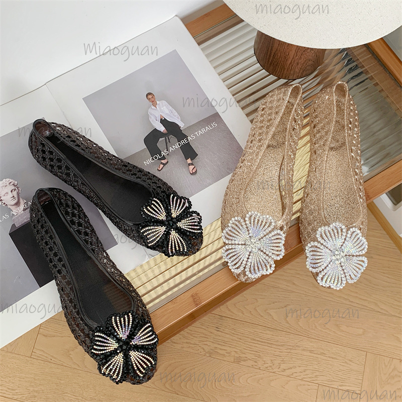 New Crystal Jelly Shoes Sparkl - đánh giá và giá Jelly Sandal Women
