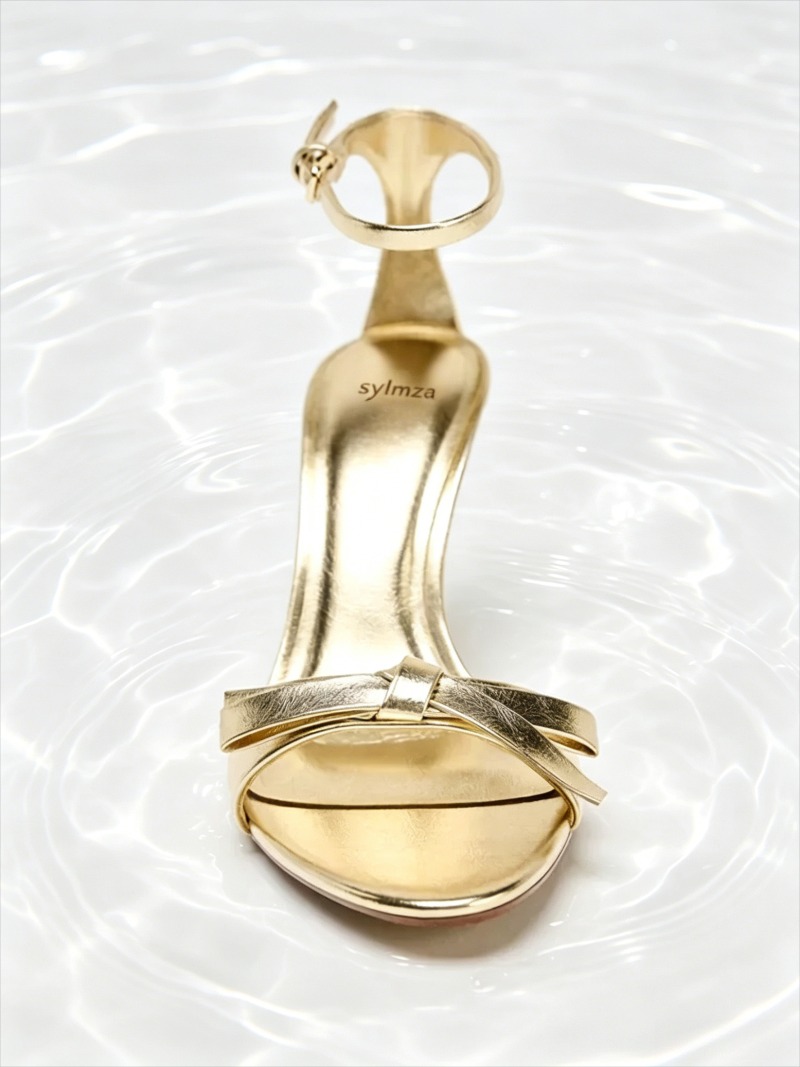 Elegant Golden Bow Brand High  - đánh giá và giá Women Shoes Brands