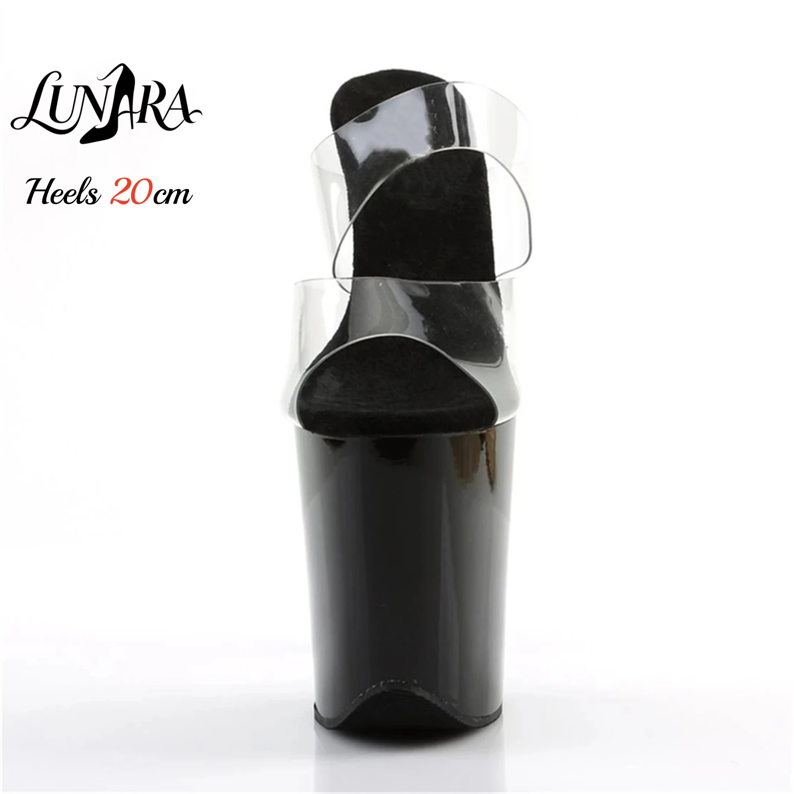 20cm Clear PVC Strappy Ultra H - đánh giá và giá Jelly Sandal Women