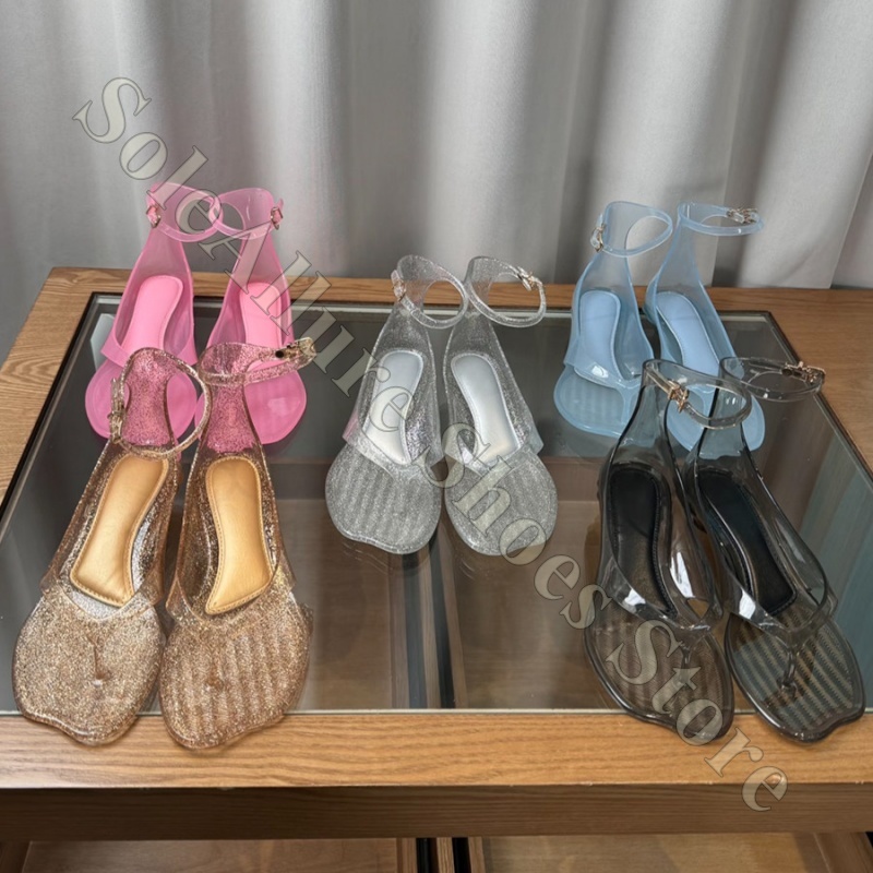 Glitter Jelly Sandals With Ank - đánh giá và giá Jelly Sandal Women