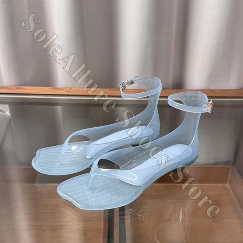 Glitter Jelly Sandals With Ank - đánh giá và giá Jelly Sandal Women