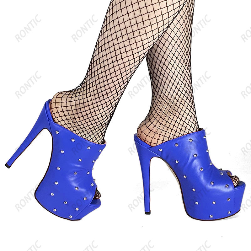 Rontic 2021 Handmade Women Mul - đánh giá và giá Women Shoes Waterproof