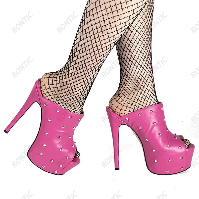 Rontic 2021 Handmade Women Mul - đánh giá và giá Women Shoes Waterproof