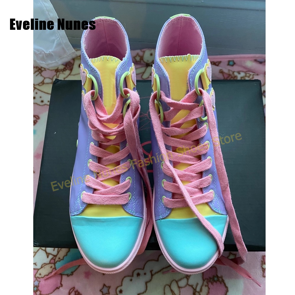 Y2K Girl Sweet High Top Sneake - đánh giá và giá Women Shoes Casual
