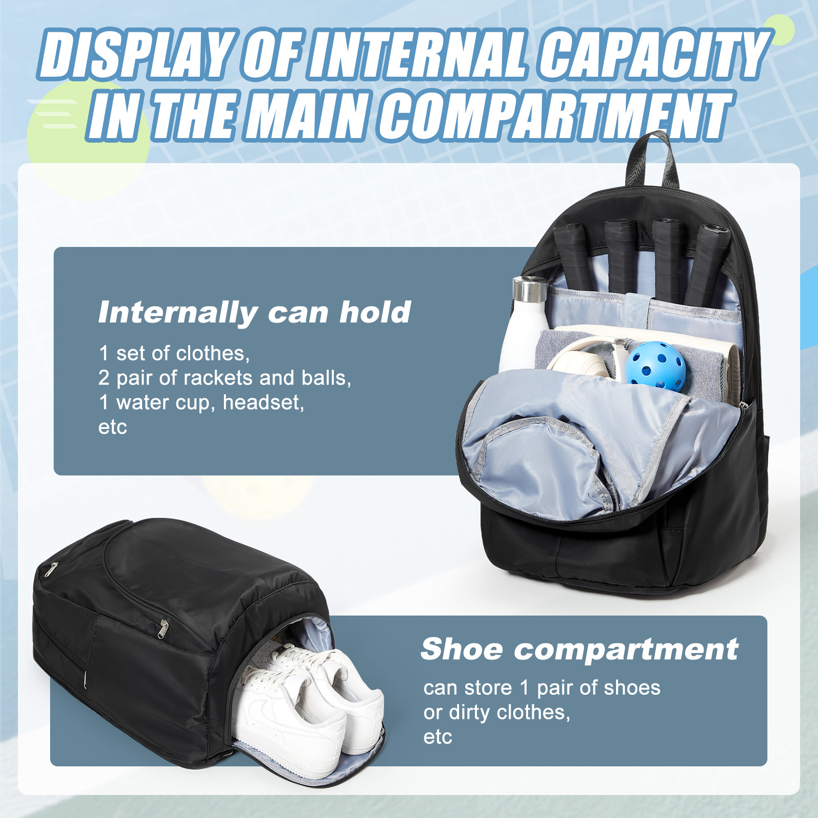 Tennis Bag Tennis Backpack 2 R - đánh giá và giá Women Shoes Casual