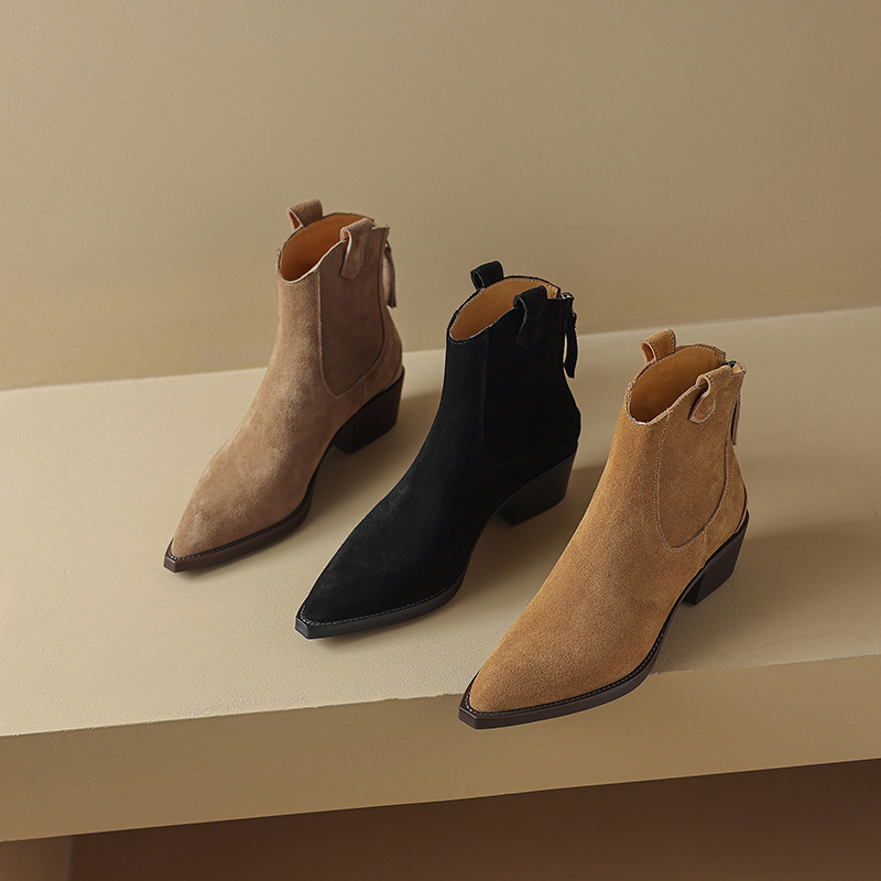 AIYUQI Women's Ankle Boots 202 - đánh giá và giá Block Heel Ankle Boots