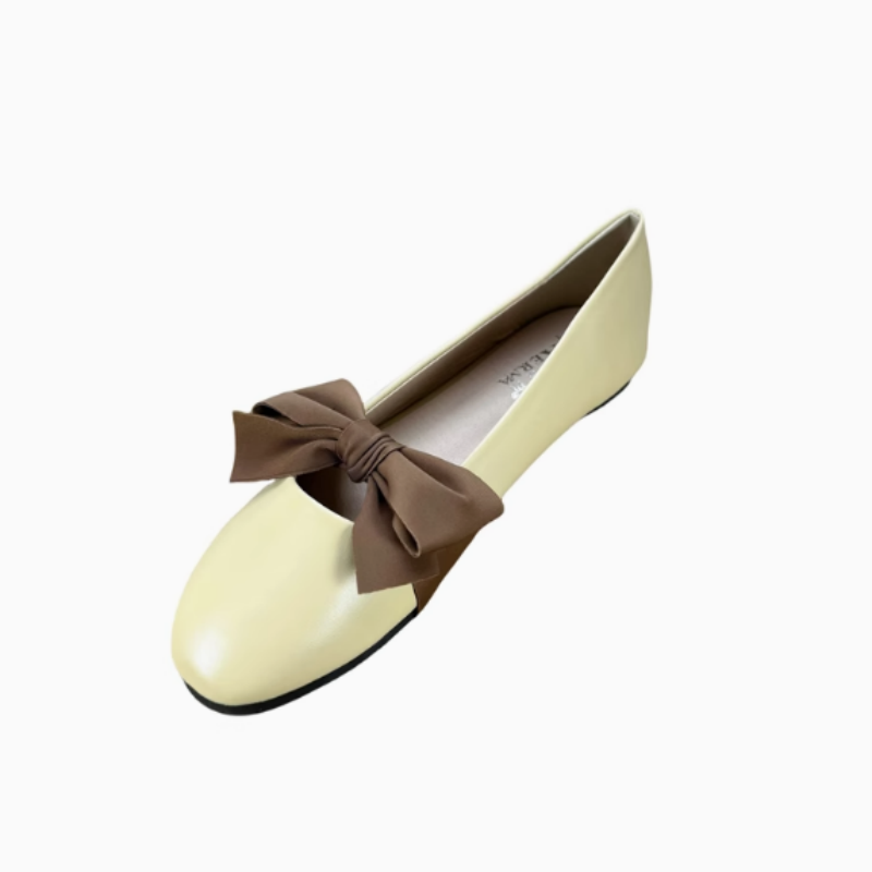 Women Korean Flat Shoes Brown  - đánh giá và giá Women'S Shoes For Wide Feet
