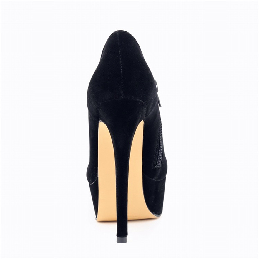 4Cm Nền Tảng Mỏng Giày Cao Gót - đánh giá và giá Block Heel Ankle Boots