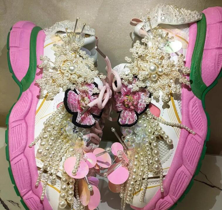 Princess style Pearl Beadings  - đánh giá và giá Women Shoes Store