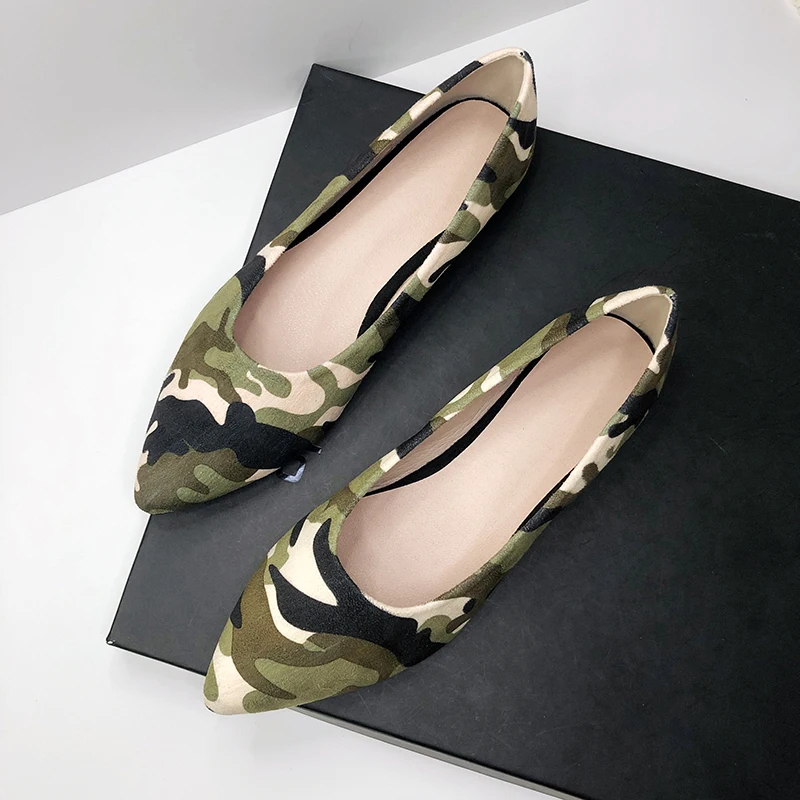 Lady Camouflage Bow Flats For  - đánh giá và giá Women'S Shoes For Wide Feet