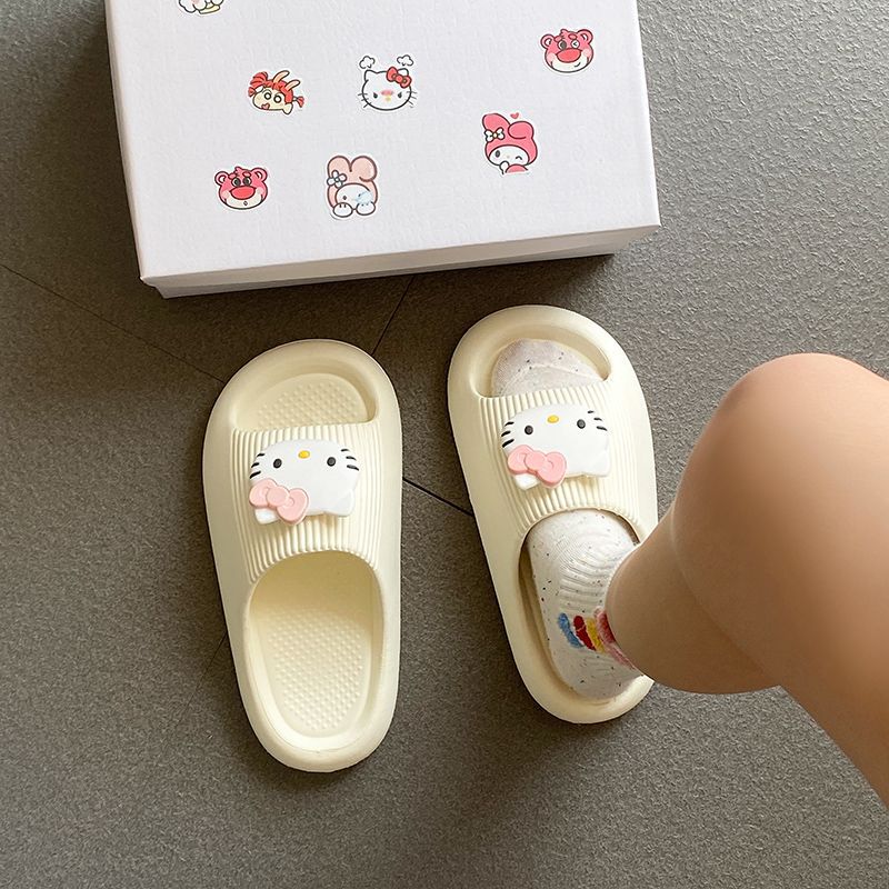 Sanrio Cute Hello Kitty Thick  - đánh giá và giá Women Shoes Waterproof