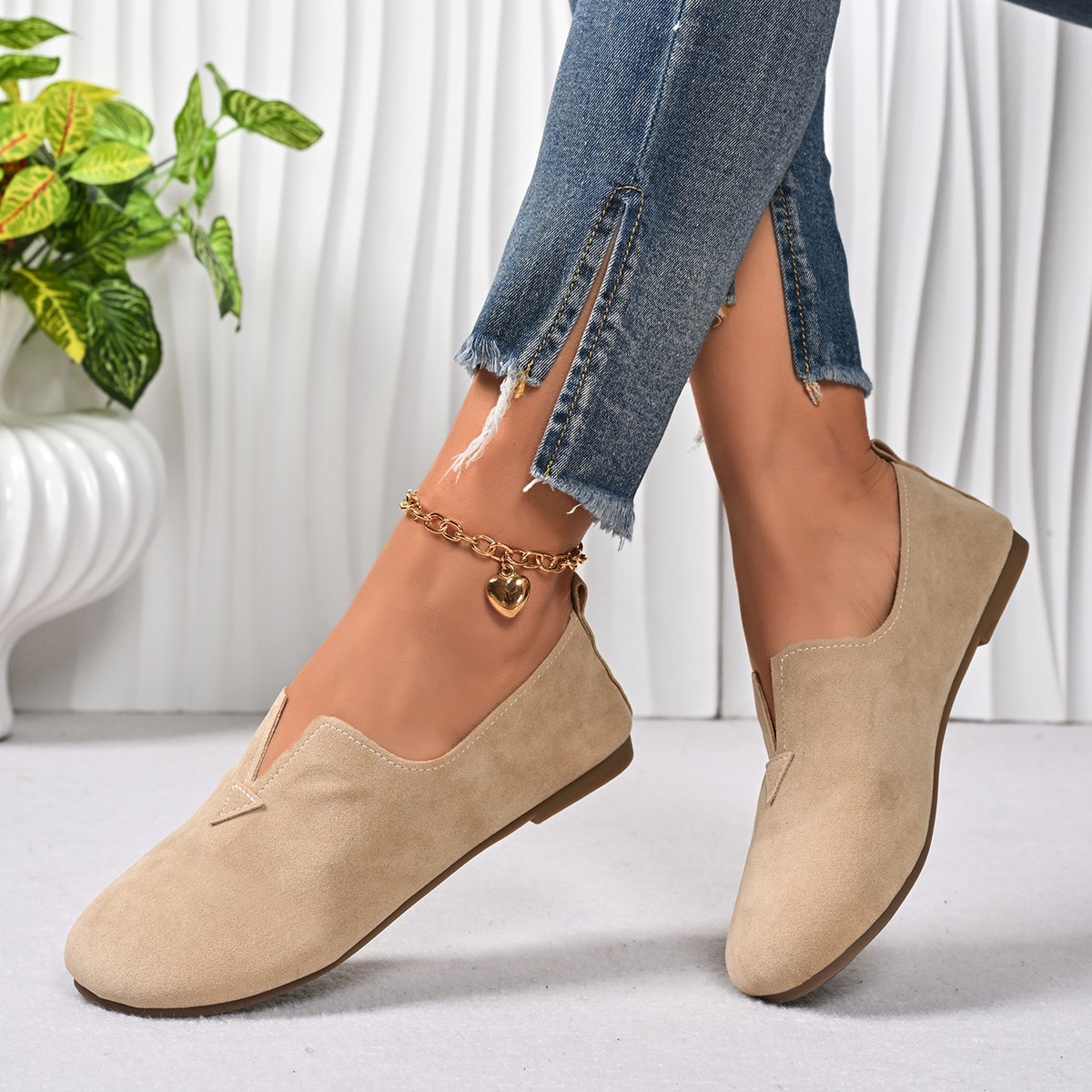 Women's Flat Shoes Slip-on Rou - đánh giá và giá Women Shoes Quick Delivery