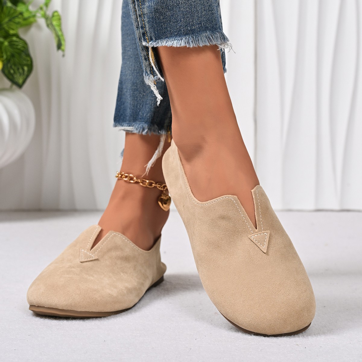 Women's Flat Shoes Slip-on Rou - đánh giá và giá Women Shoes Quick Delivery