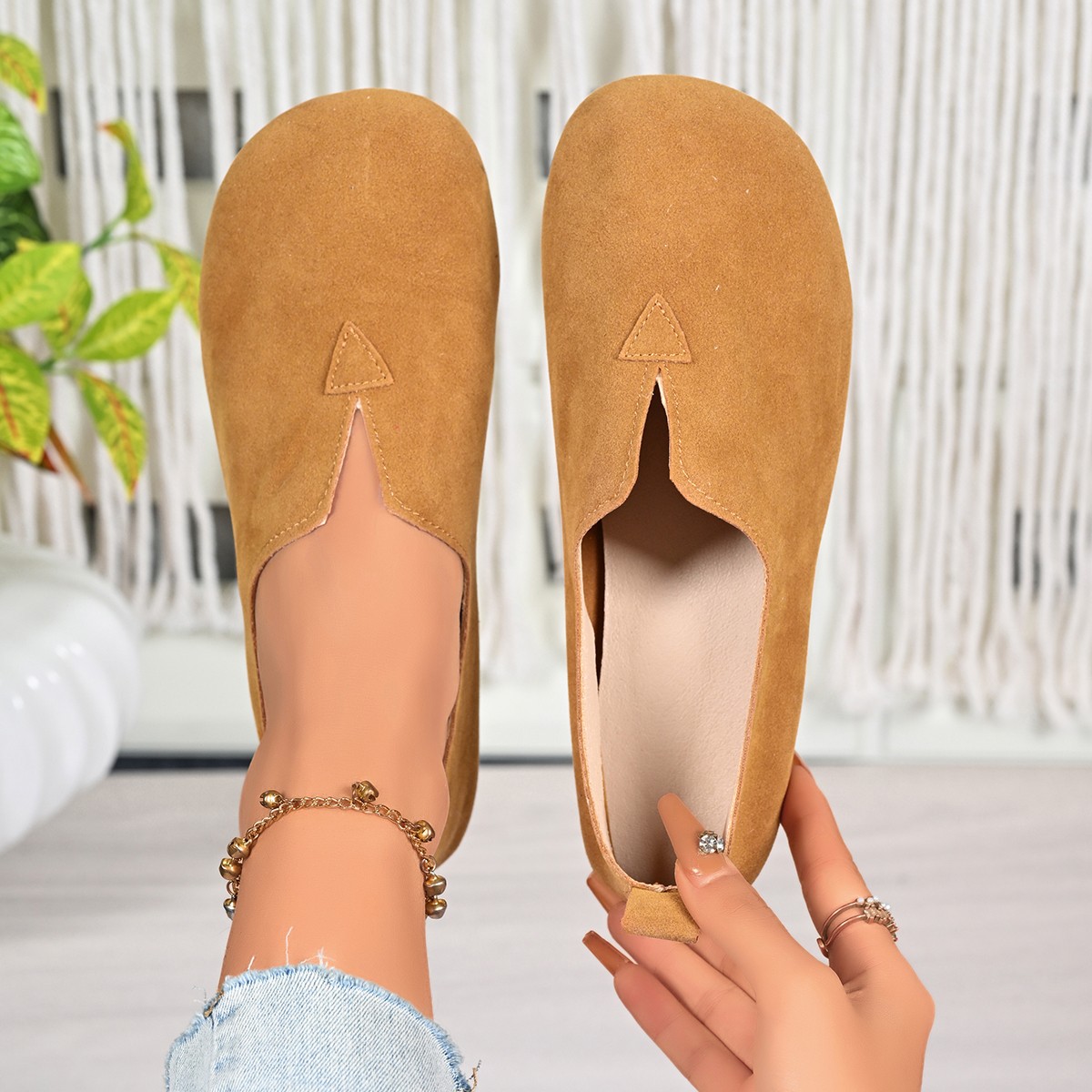 Women's Flat Shoes Slip-on Rou - đánh giá và giá Women Shoes Quick Delivery