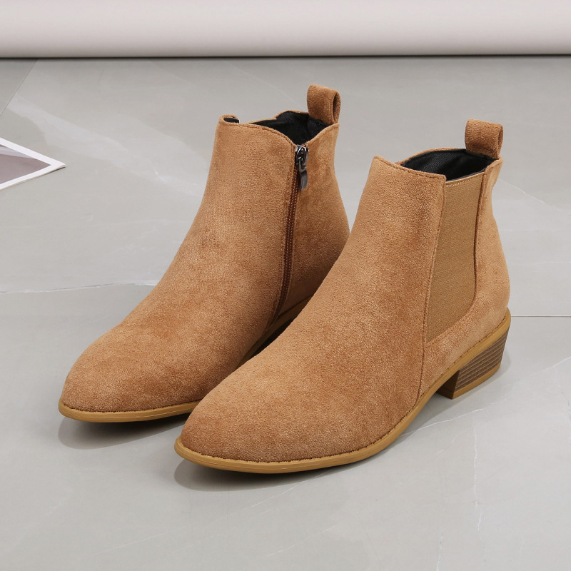Women's Short Boots Autumn Poi - đánh giá và giá Block Heel Ankle Boots