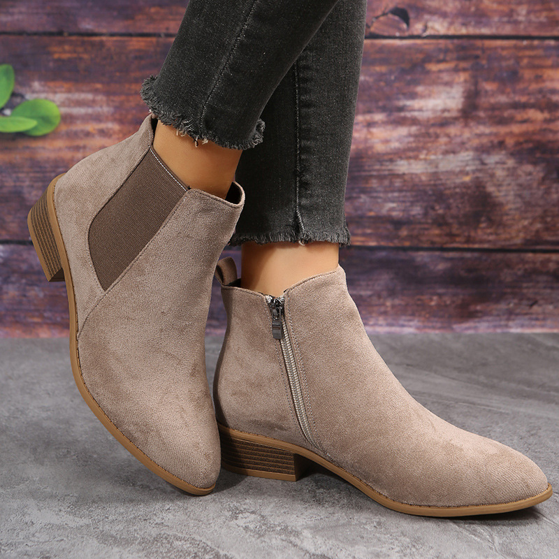 Women's Short Boots Autumn Poi - đánh giá và giá Block Heel Ankle Boots