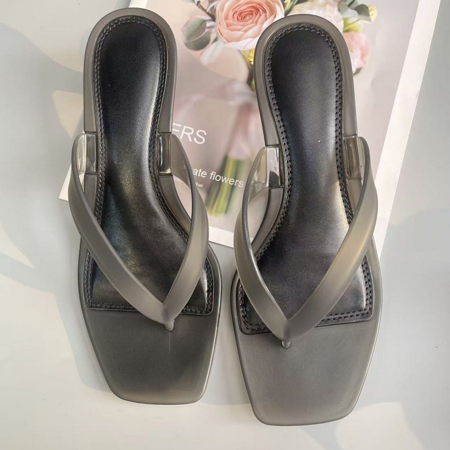 Korean Muted Tone Olive Green  - đánh giá và giá Jelly Sandal Women