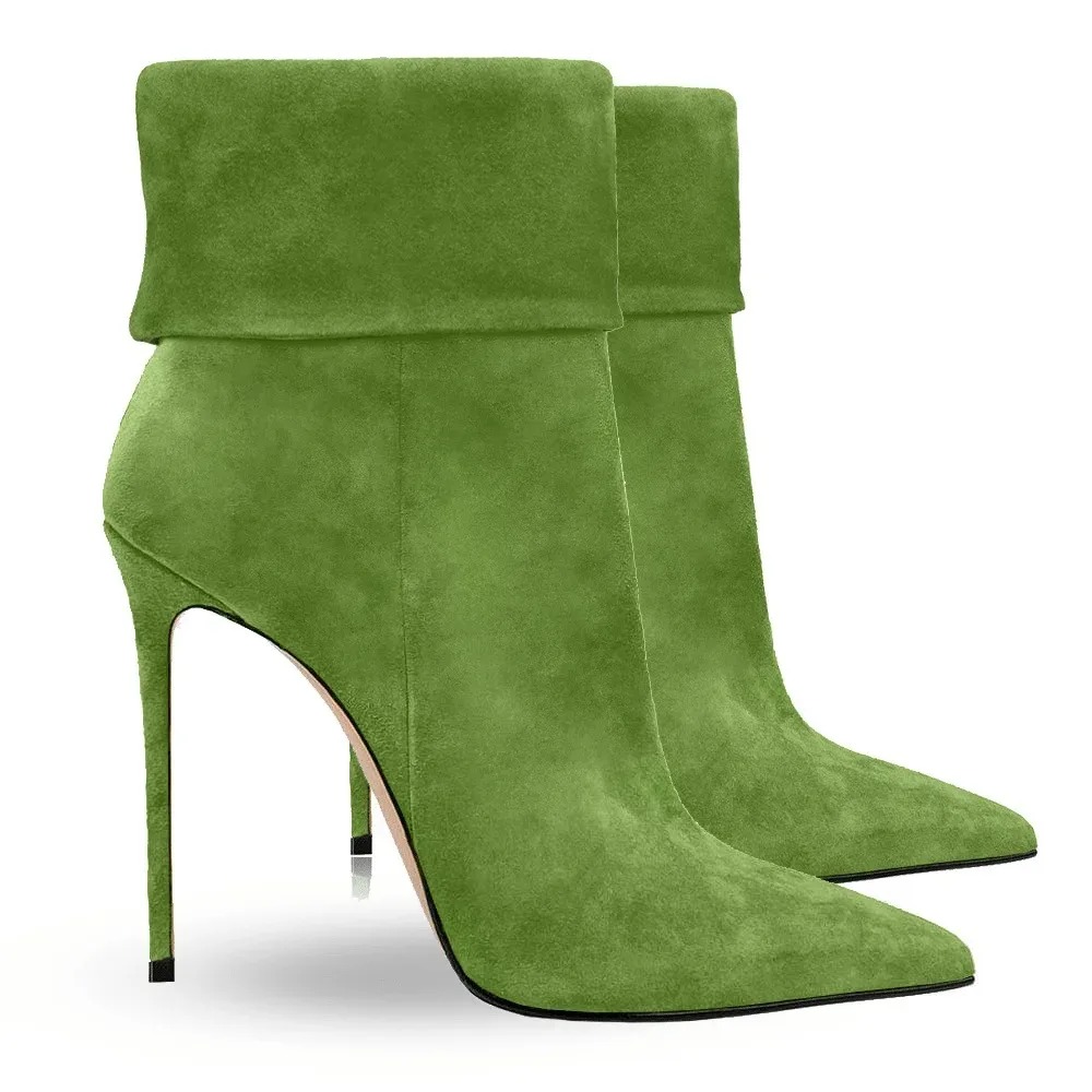 Chic Minimalist Pointed Toe Cu - đánh giá và giá Block Heel Ankle Boots