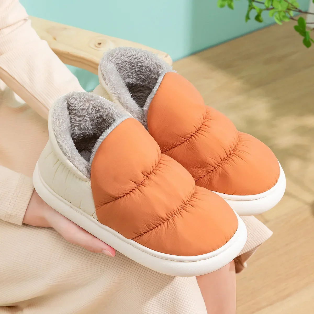 Women Men Slippers Winter Down - đánh giá và giá Women Shoes Waterproof