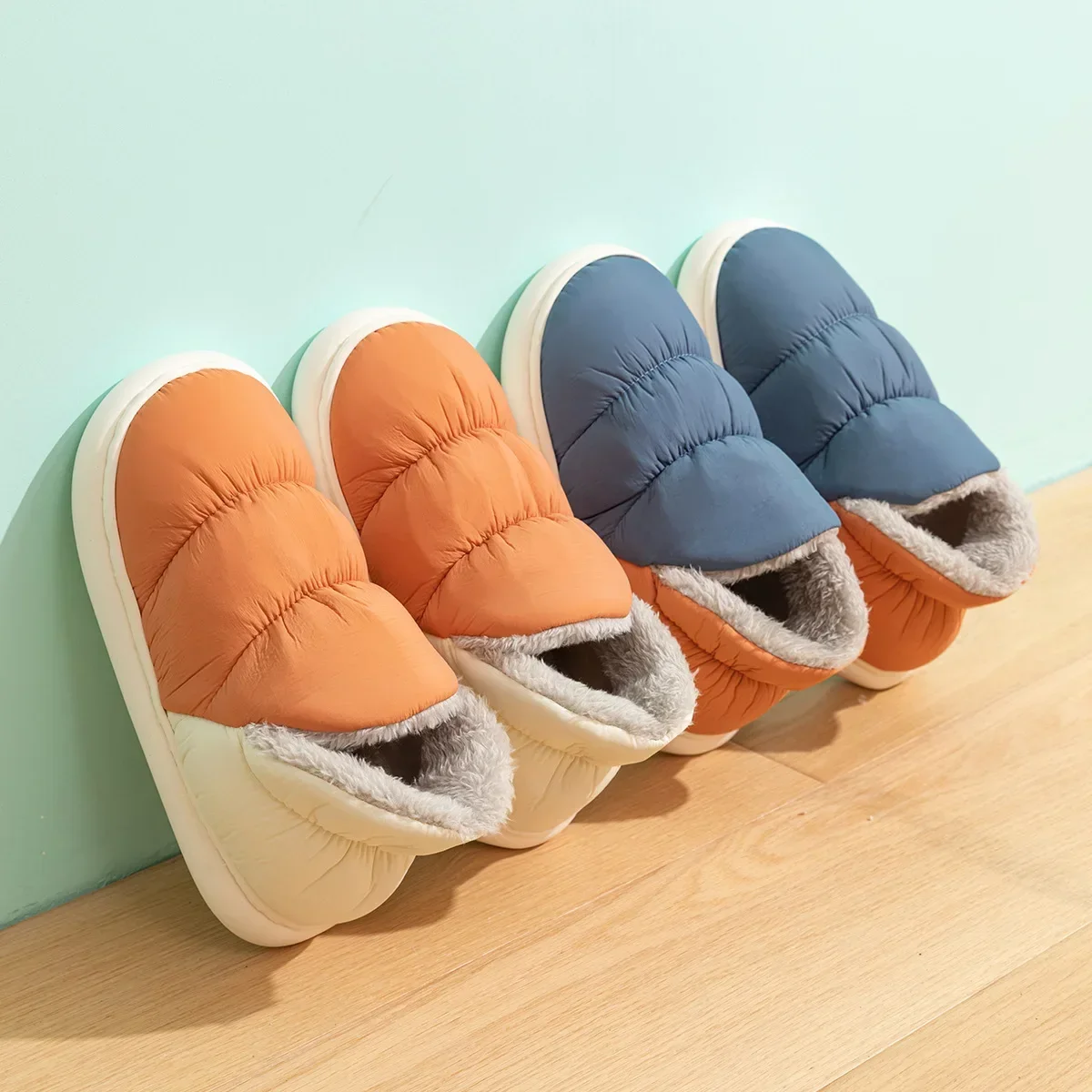 Women Men Slippers Winter Down - đánh giá và giá Women Shoes Waterproof