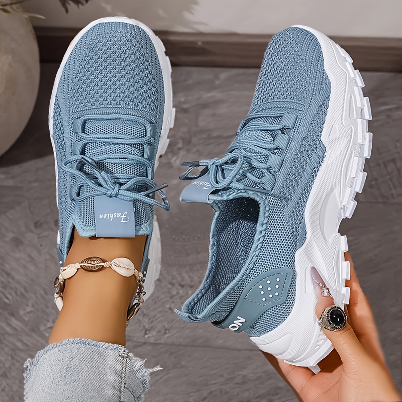 Breathable Knit Sneakers Fashi - đánh giá và giá Women Shoes Store