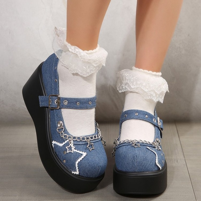 Metal Chain Platform Shoes Wom - đánh giá và giá Women'S Shoes Back To School