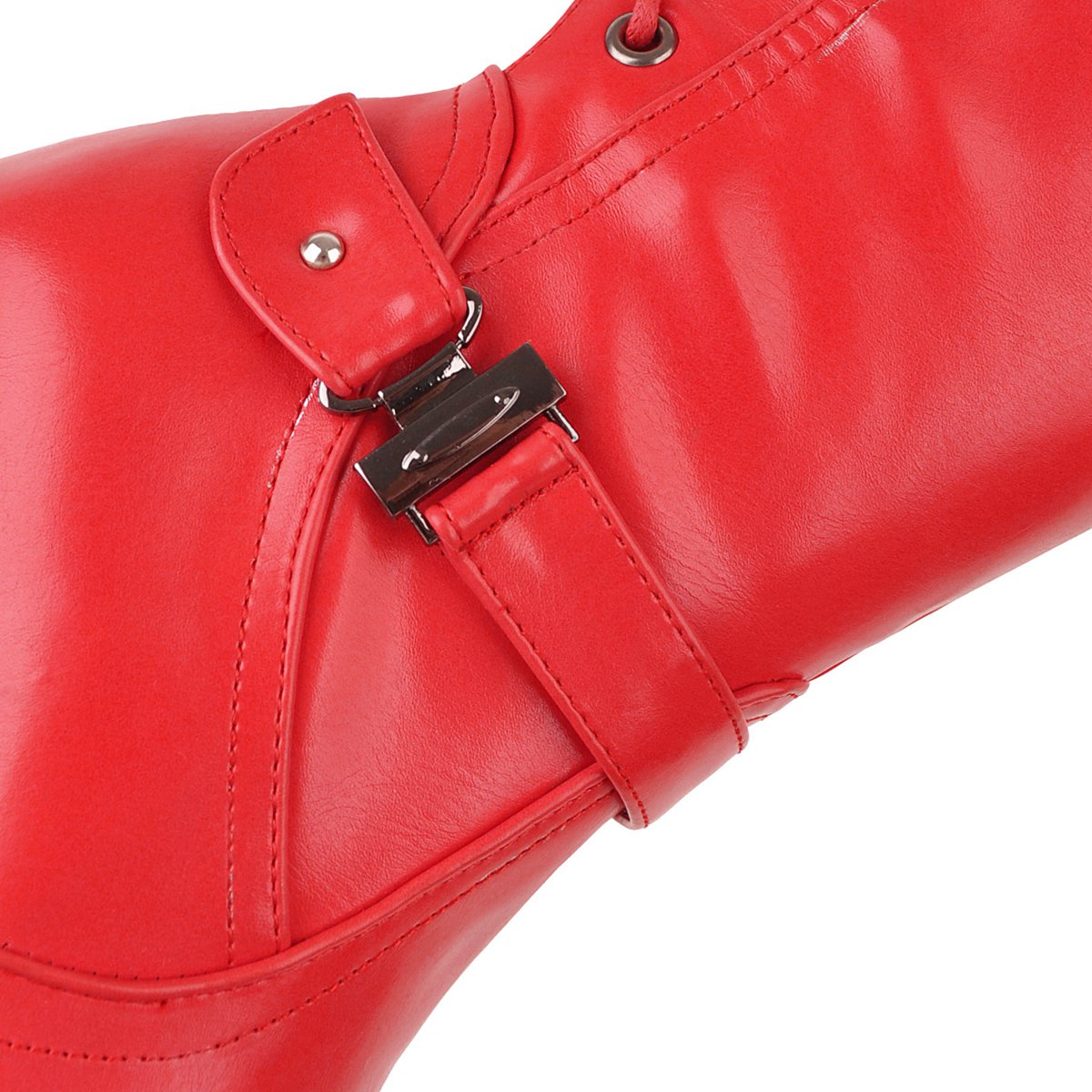 Winter Women Lace-up Platform  - đánh giá và giá High Knee Heel Boots