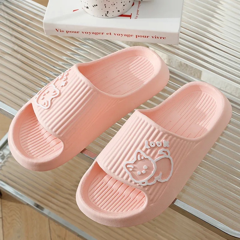 Summer Kawaii Cats Slippers Wo - đánh giá và giá Women Shoes Waterproof