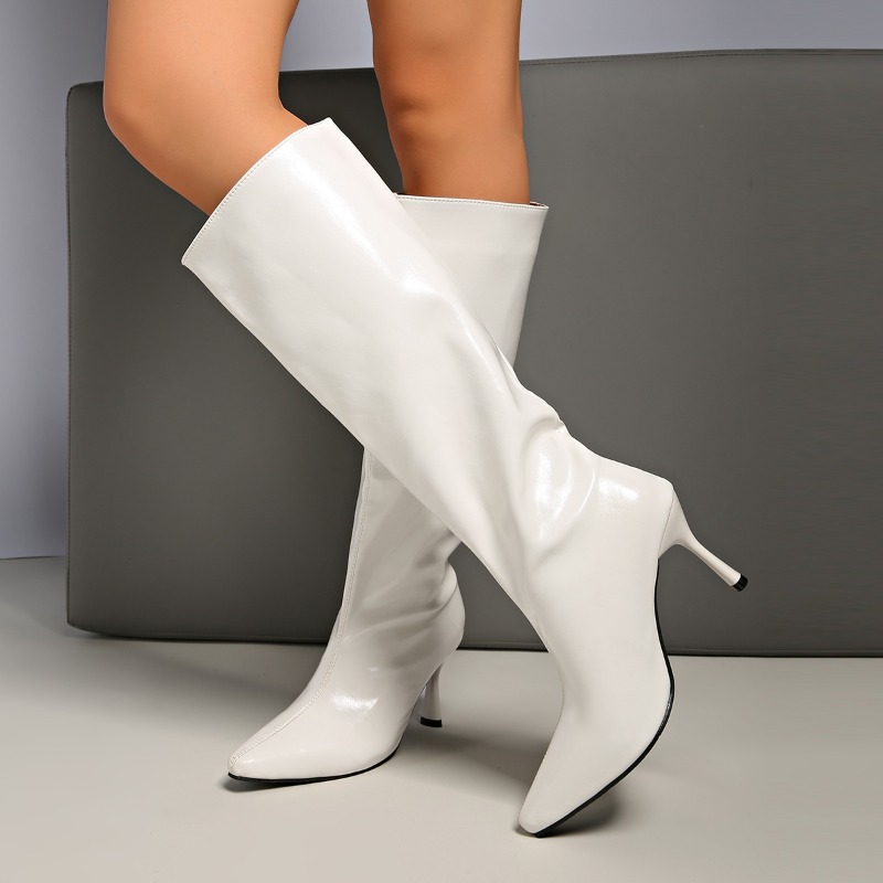 Street Style Thin Heels Women  - đánh giá và giá High Knee Heel Boots