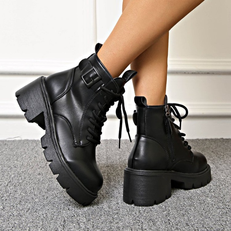 Women's Ankle Boots Chunky Blo - đánh giá và giá Block Heel Ankle Boots