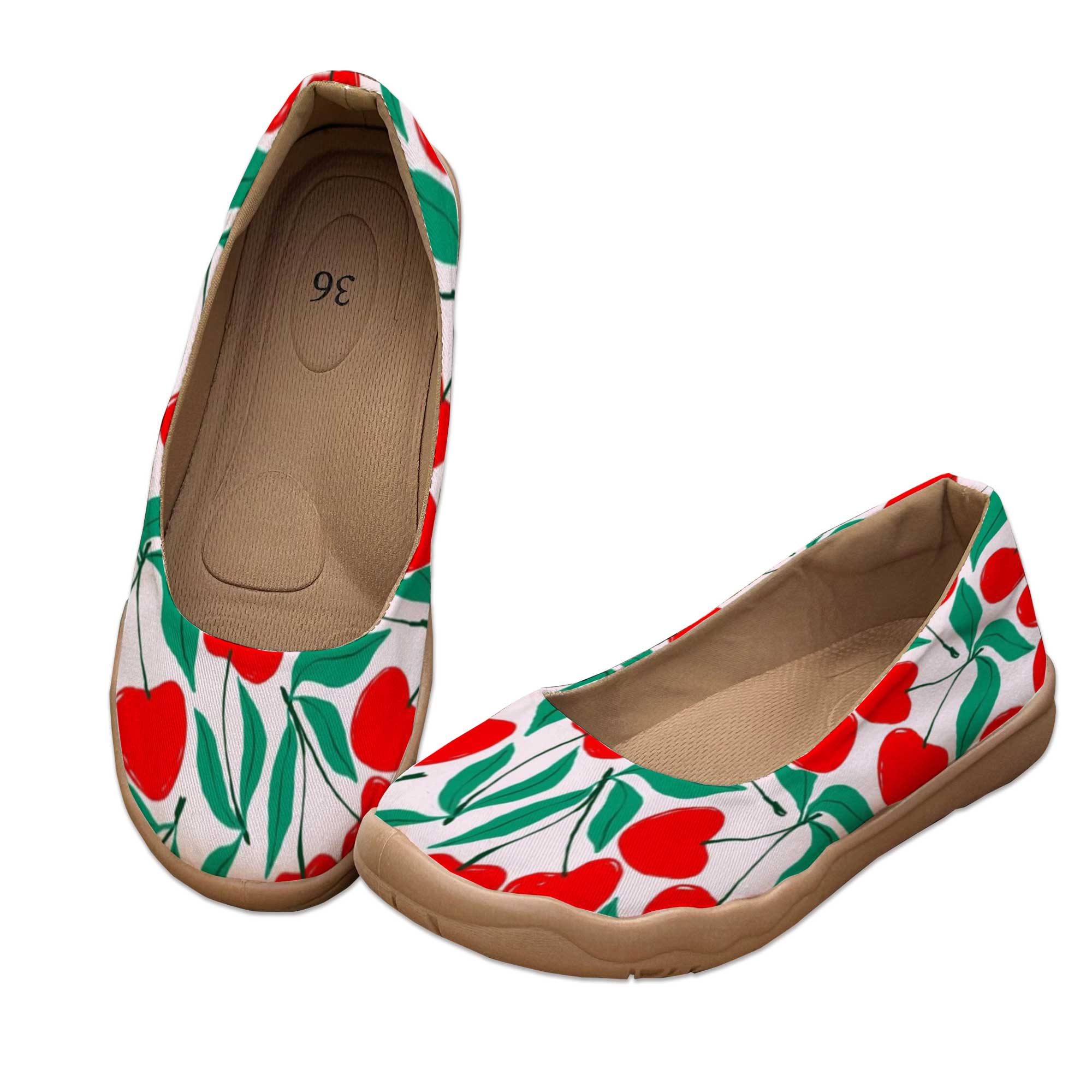 Sweet Cherry-Colored Wide-Fit  - đánh giá và giá Women'S Shoes For Wide Feet