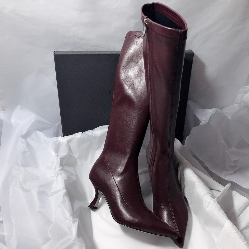 Autumn New Knee-High Stiletto  - đánh giá và giá High Knee Heel Boots