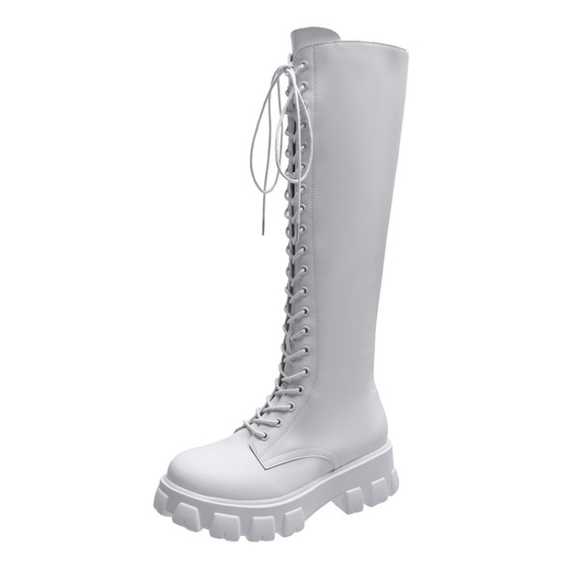 Women Knee High Boots Lace Up  - đánh giá và giá High Knee Heel Boots