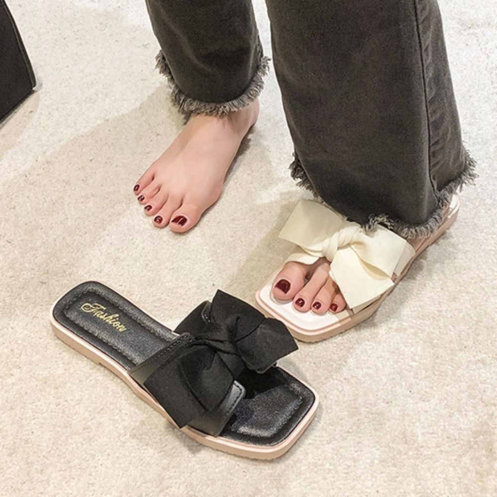 Casual Soft Sole Bowknot Slipp - đánh giá và giá Jelly Sandal Women