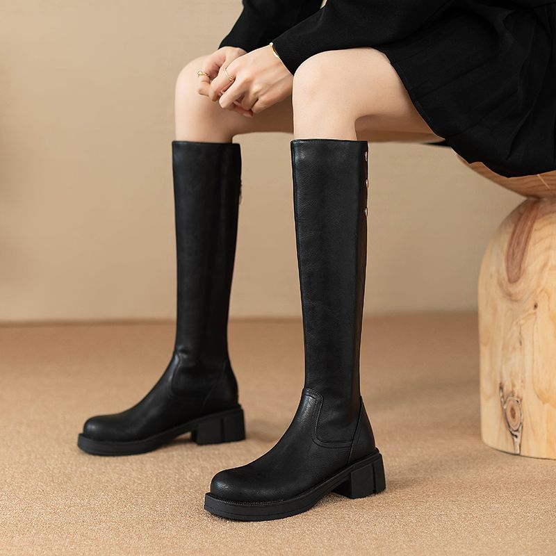 Autumn Winter Middle Heel Ladi - đánh giá và giá Women Shoes Waterproof