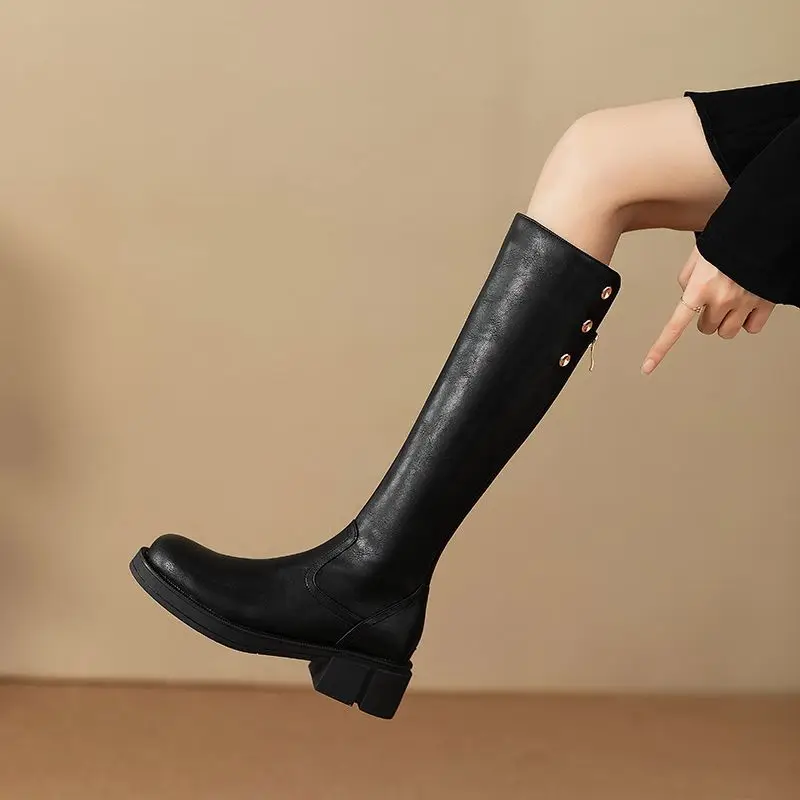 Autumn Winter Middle Heel Ladi - đánh giá và giá Women Shoes Waterproof